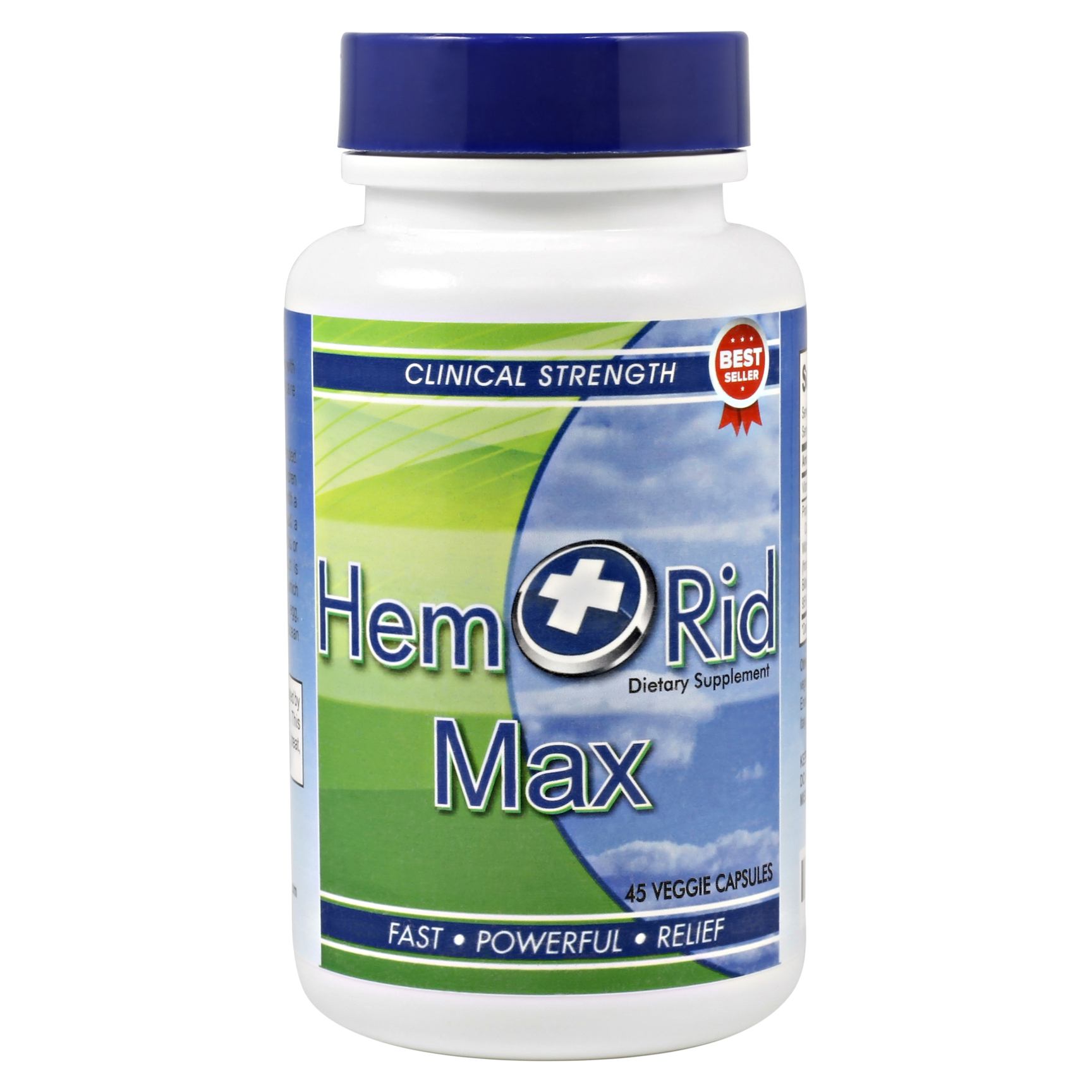 HemRid Max hemorrhoid relief supplement bottle